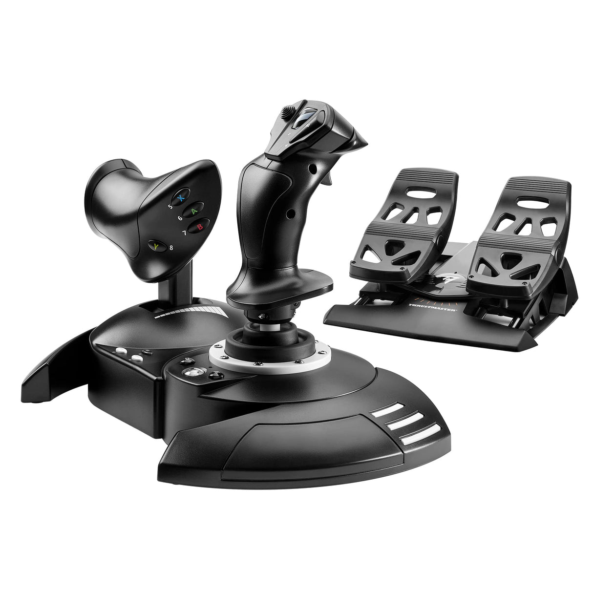 Thrustmaster T.Flight Full Kit X - Joystick y Acelerador Desmontable, Pedales de Timón con Rieles Deslizantes para Xbox Series X|S, Xbox One y PC