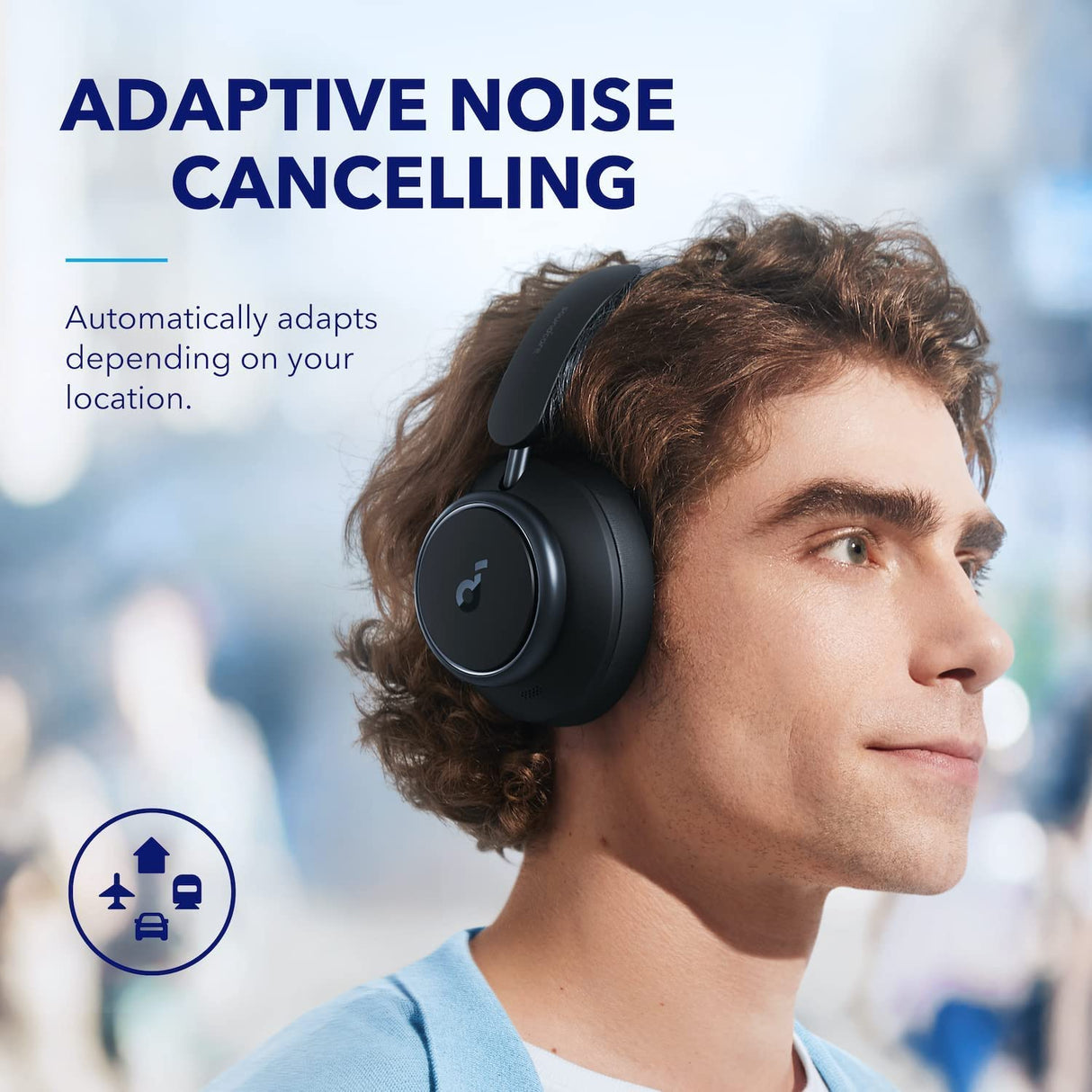 Auriculares con Micrófono Anker Space Q45 Negro