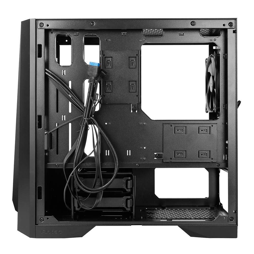 Antec DP301M Micro-Tower Negro - Caja de Ordenador (Micro-Tower, PC, De plástico, SPCC, Negro, Micro ATX,Mini-ITX, Juego)