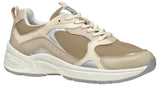 Geox D ZARVIA A, Zapatillas Mujer, Lt Taupe/Papyrus, 37 EU