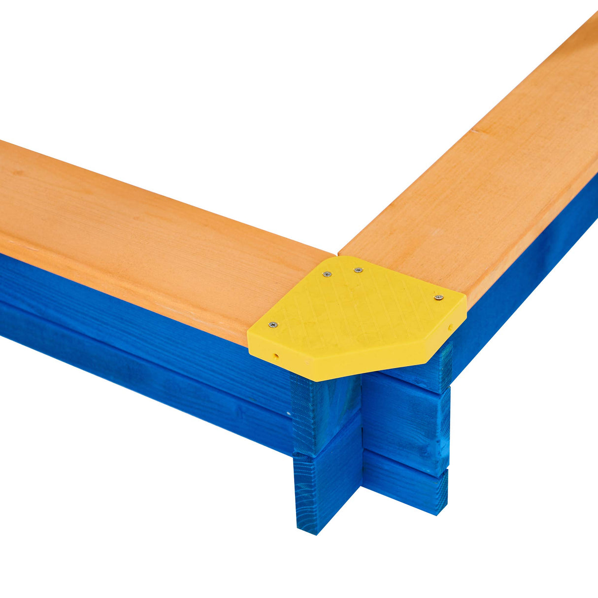 Teamson Kids Arenero Grande de Madera para Exteriores con Tapa, Toldo Giratorio y Altura Ajustable, Juguete de Arena de Jardín con Cubierta para Niños y Niñas