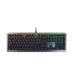 CHERRY MV 3.0, Teclado Gaming Mecánico con Iluminación RGB, Distribución de Teclado Alemán (QWERTZ), Diseño de Aluminio Brillante, Switches CHERRY MV (VIOLA), Negro