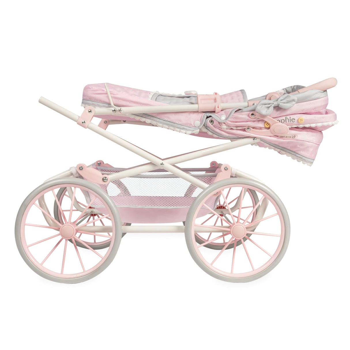 Carro de Muñecas Sophie Plegable con Sombrilla DeCuevas 82075