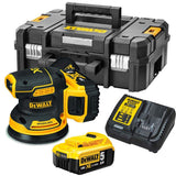 DEWALT DCW210P2 - QW - Lijadora Rotorbital sin escobillas XR 18V con 2 baterías Li - Ion 5.0Ah