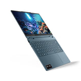Lenovo Yoga 7 - Ordenador portátil 2 en 1, Copilot+PC, 14" WUXGA OLED, AMD Ryzen AI 7 350, 16 GB de RAM, SSD de 512 GB, AMD Radeon 860M, Win11, QWERTZ, Tidal Teal, 3 Meses Premium Care, Incluye Funda