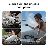 DJI Neo, dron mini con cámara 4K UHD para adultos, 135 g dron que vuela siguiéndote, despega desde la mano, seguimiento de objetivos, QuickShots, vídeo estabilizado (sin control remoto)