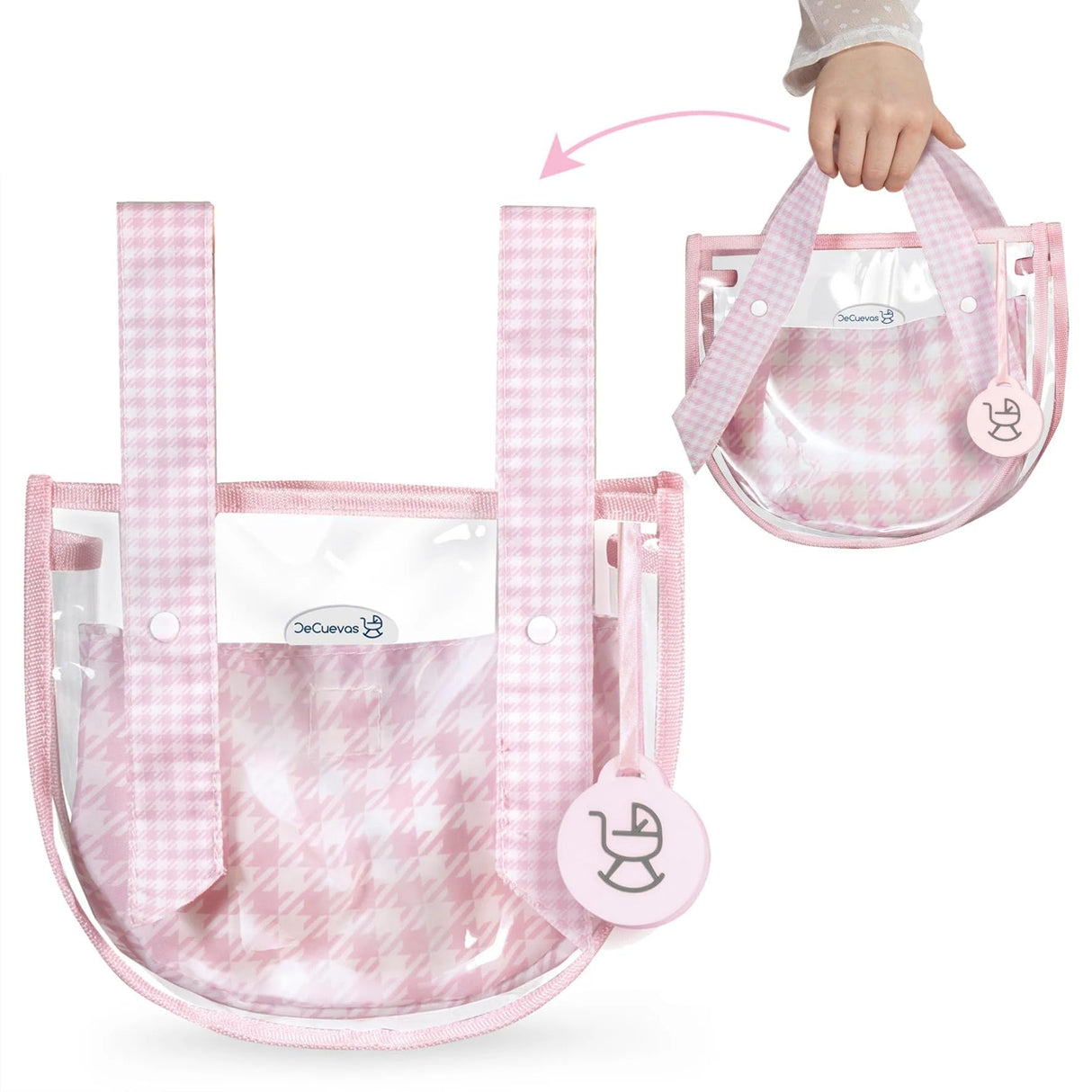 DE CUEVAS TOYS- Niza Accesorios muñeca, Color rosa, 407072 cm (90346)