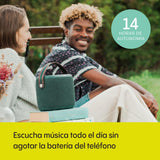 Pure Woodland Altavoz para Exteriores con Bluetooth y Radio Dab+/FM (Resistente al Agua IP67, portátil, batería de 14h jardín y Camping) Verde