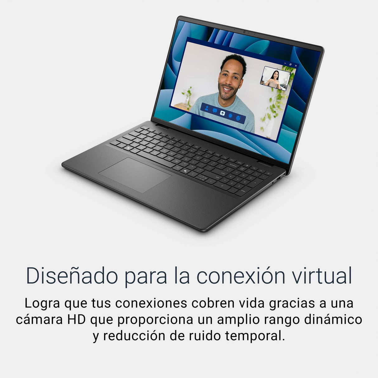 DELL 16 Ordenador Portátil DC16250, Intel Core 7 150U, 16" 2K, 16 GB RAM
