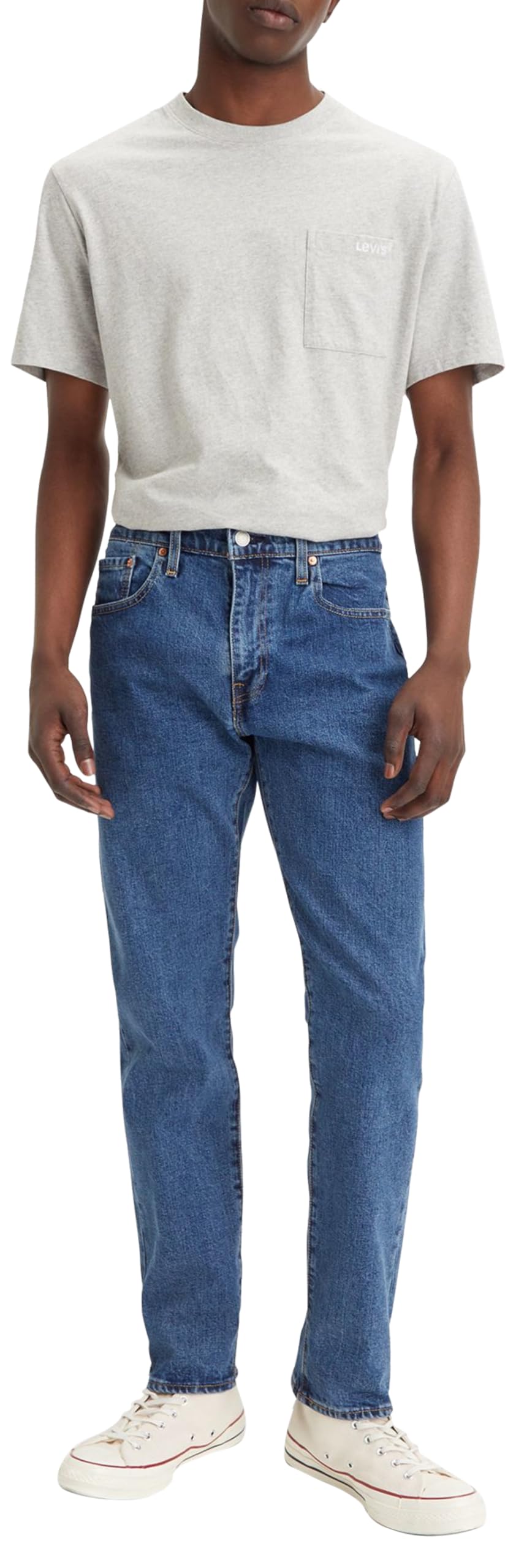 Levi's 502 Taper, Vaqueros Hombre, Stonewash Stretch, 34W / 32L