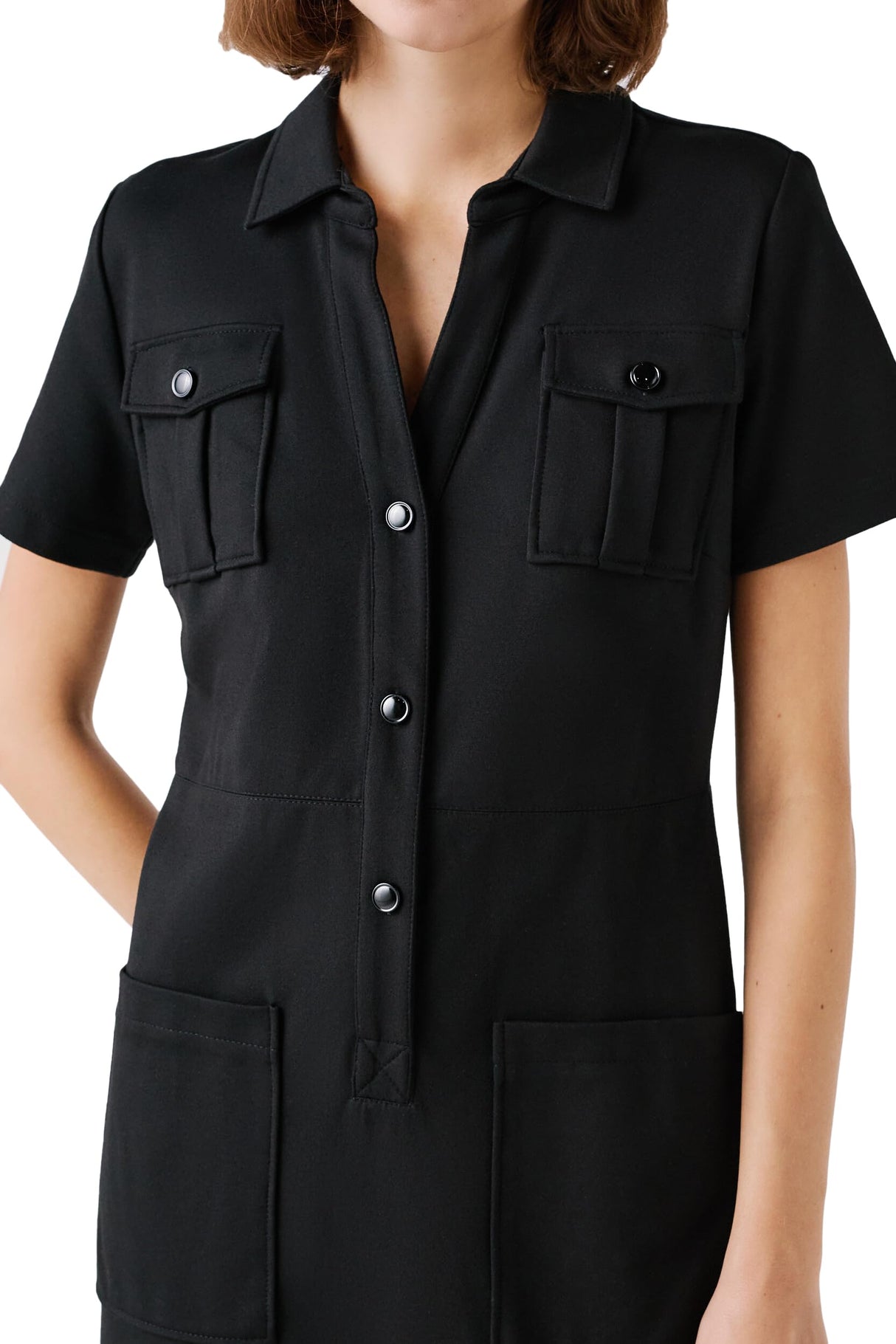 Caroll 242R-LAURE2 Vestido, Negro, 38 para Mujer