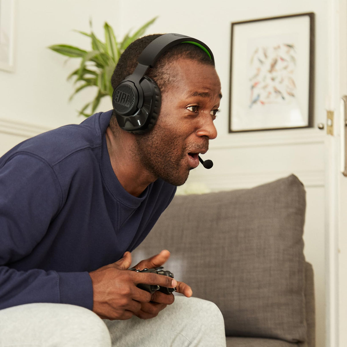 JBL Quantum 360X Auriculares inalámbricos con bluetooth para Xbox, micrófono desmontable, cancelación activa del ruido, QuantumSOUND Signature, 22 horas de batería, negro