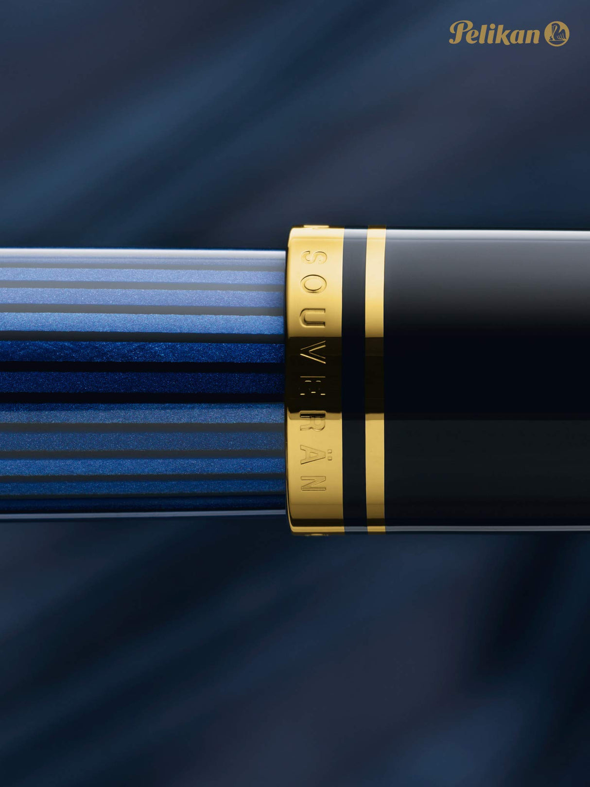 Pelikan Souverän M600 - Pluma en punto de escritura M, multicolor