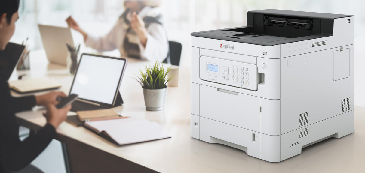 Kyocera Ecosys PA4000cx - Impresora láser a Color (40 ppm, Panel inclinable, Unidad dúplex, 100 + 550 Hojas, Gigabit LAN, Mobile Print)