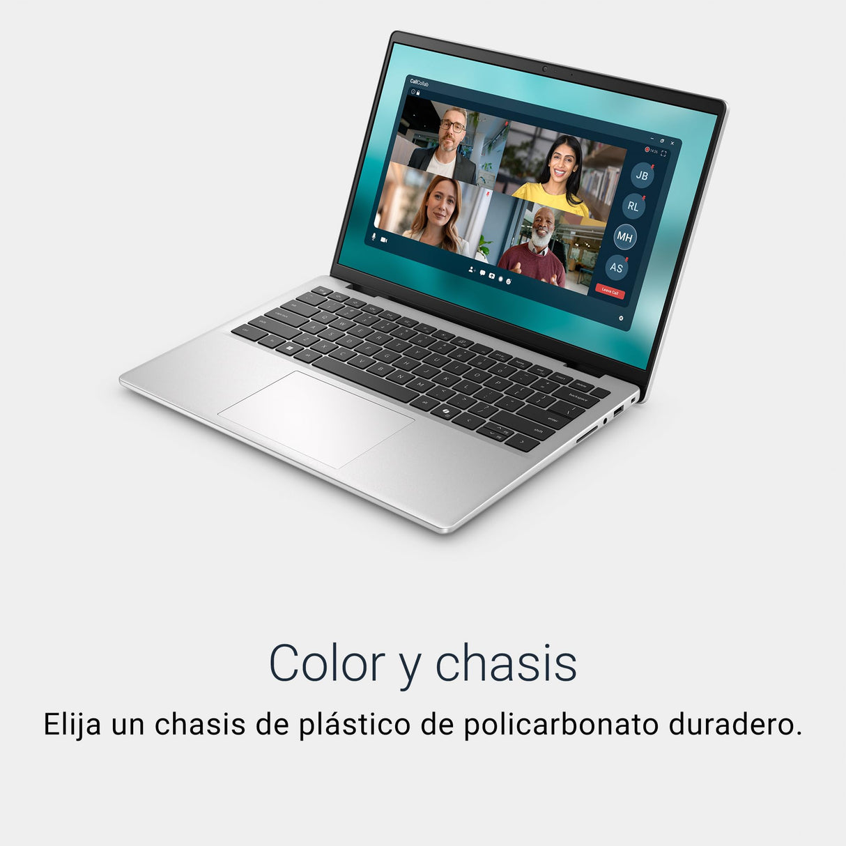 DELL 14 Portátil DC14250 14" 2K (1920x1200) Intel Core 5 120U, 16GB RAM DDR5, 512GB SSD, Gráficos Intel, Windows 11 Home, Teclado retroiluminado QWERTY Español, Lector Huellas - Plata