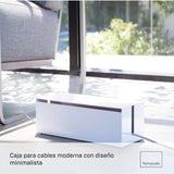 YAMAZAKI Web Caja de Cables, Plástico policarbonato, Blanco, Talla única