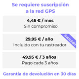 Rastreador GPS Invoxia Classic - Suscripción de 1 año incluida - para Autos, Motocicletas, Bicicletas y niños - Alertas de Movimiento e inclinación - hasta 6 Meses de duración de la batería