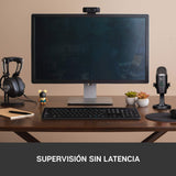 Logitech for Creators Blue Yeti Nano Micrófono de condensador USB Premium, Grabación, Streaming, Gaming, Podcasting, PC, Mac, Efectos Blue VO!CE, Cardioide y Omnidireccional, Sin Latencia - Negro