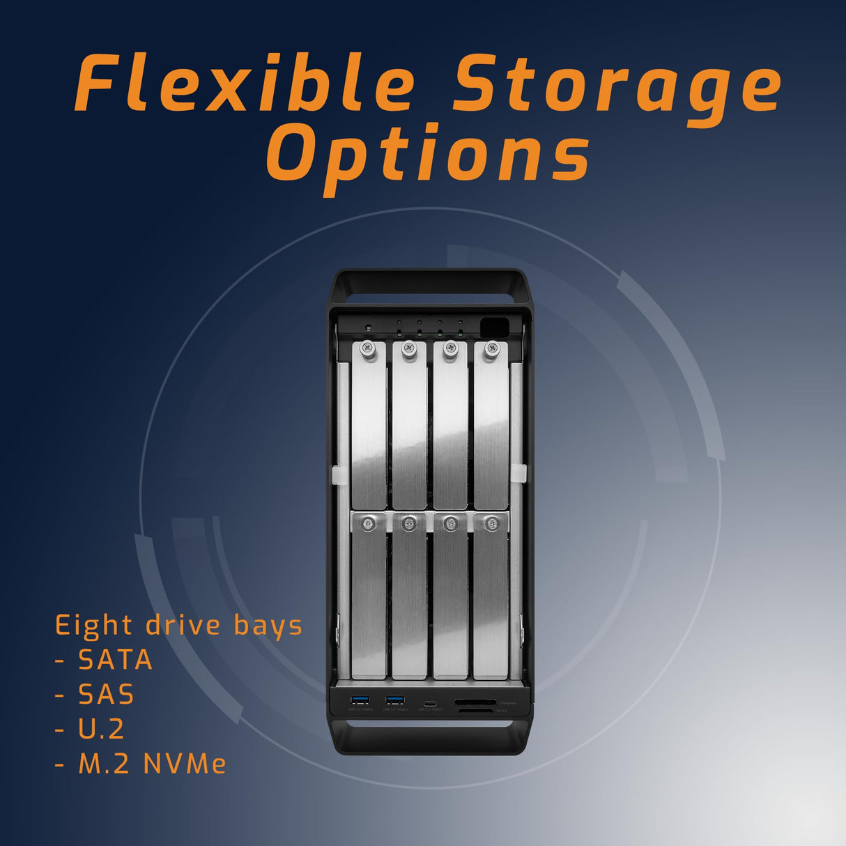 OWC Thunderbay Flex 8 - Sistema de Almacenamiento Thunderbolt 3