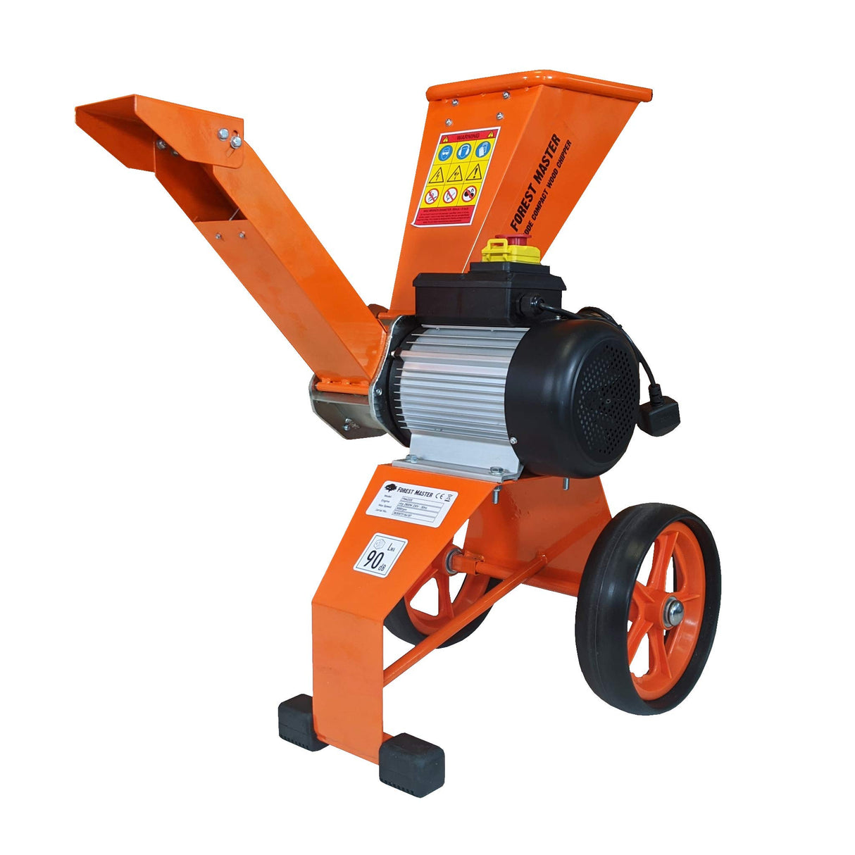 Forest Master Trituradora de 2800 W, 4 PS, Rama de Hojas de Madera, trituradora de jardín, trituradora eléctrica