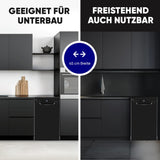 Lave vaisselle encastrable 45cm Noir Bomann GSP7418-Noir