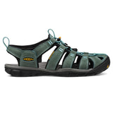 KEEN Clearwater Cnx, Sandalias, Mujer, Mineral Blue/Yellow Cuero, 38 EU