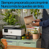 HP OfficeJet Pro 9120e, Impresora multifunción profesional de inyección de tinta A4 a color, copia, escáner, fax, Wi-Fi, impresión a doble cara automática, 22 ppm, 3 meses Instant Ink con HP+, Gris