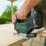 Bosch sierra de calar con batería AdvancedSaw 18V-140 motor Brushless; profundidad de corte en madera/acero/alu:140 mm/10 mm/20 mm; 3 hojas; 18V; con batería y cargador de 2,0 Ah