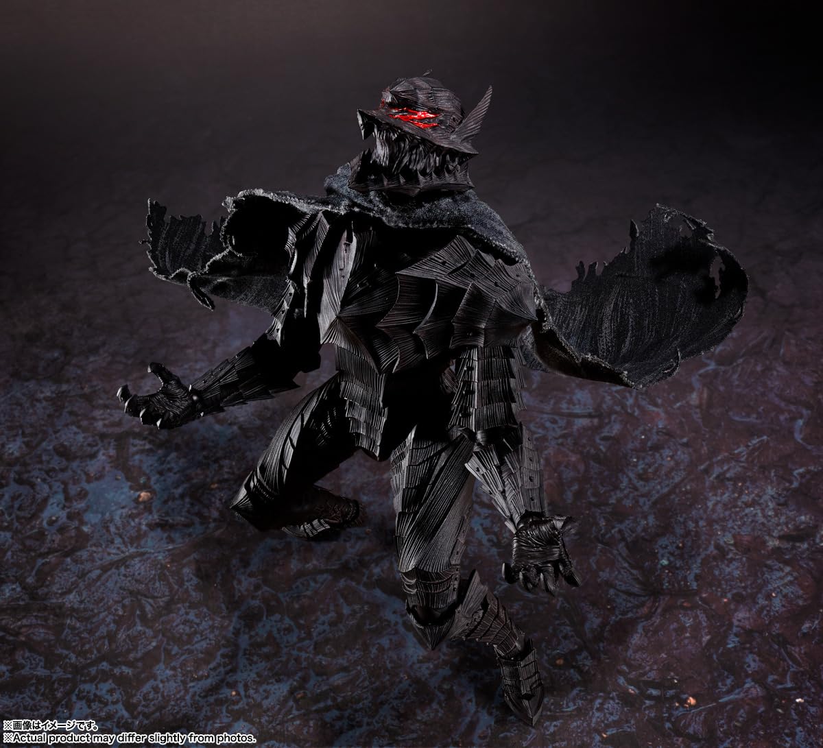 TAMASHII NATIONS S.H. Figuarts Berserk Guts (Armadura Berserk) - Apasionado - Aprox. 160 mm, ABS, PVC y Tela, Figura de acción prepintada