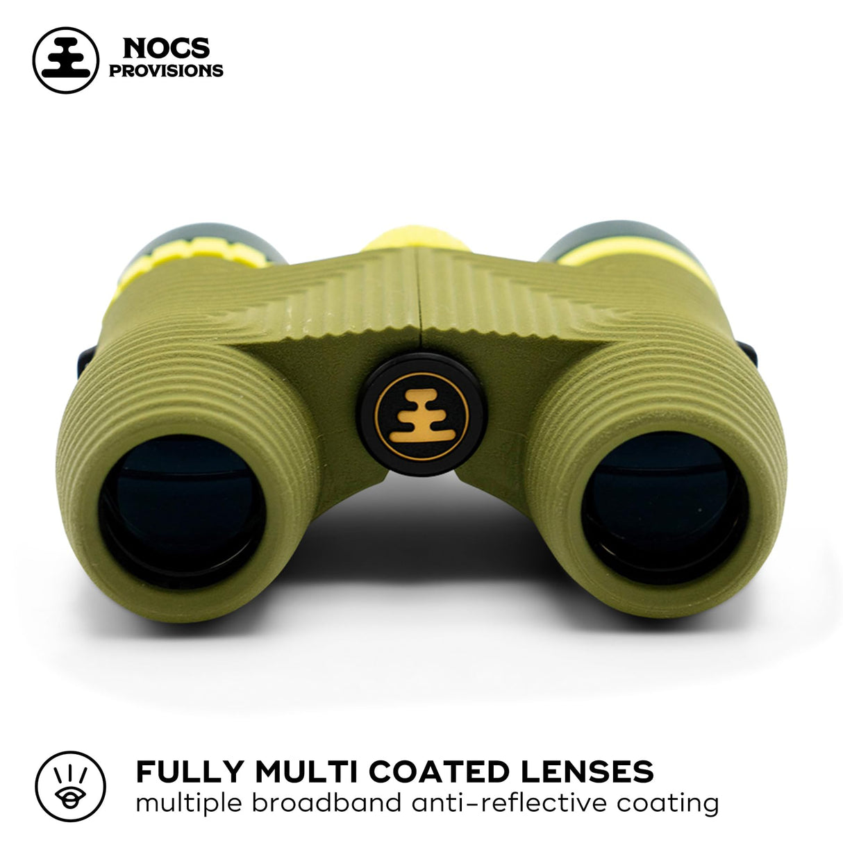 Nocs Provisions Standard Issue - Prismáticos Impermeables de 10 x 25 Pulgadas, Ligeros, compactos, Aumento de 10x, visión Amplia, Lentes Multicapa para observación de Aves, Senderismo, Campamento y
