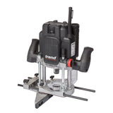 Trend T12EK 2300W Fresadora de velocidad variable de 12 mm 230 V UE, profundidad de entrada de 80 mm, perfecto para ajuste de cerradura, juntas de encimera y perfilado de madera, T12EK/EURO