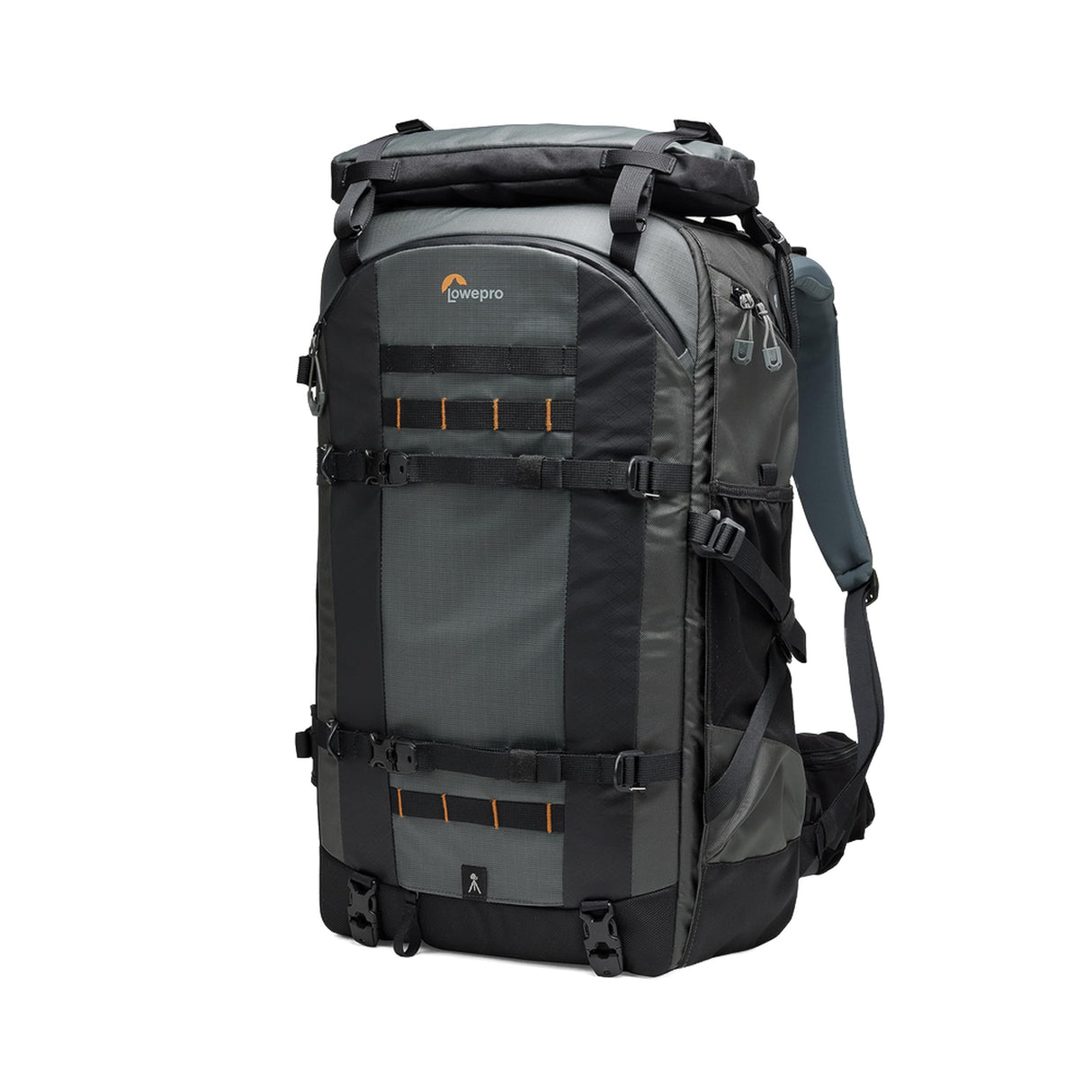 Lowepro Pro Trekker BP 650 AW II, Outdoor Camera Backpack with Recycled Fabric, Fits 800mm Lenses, Weatherproof Cover, Mirrorless/DSLR Camera Case, Black/Dark Grey, Coated Main Fabric, Sealed Zippers