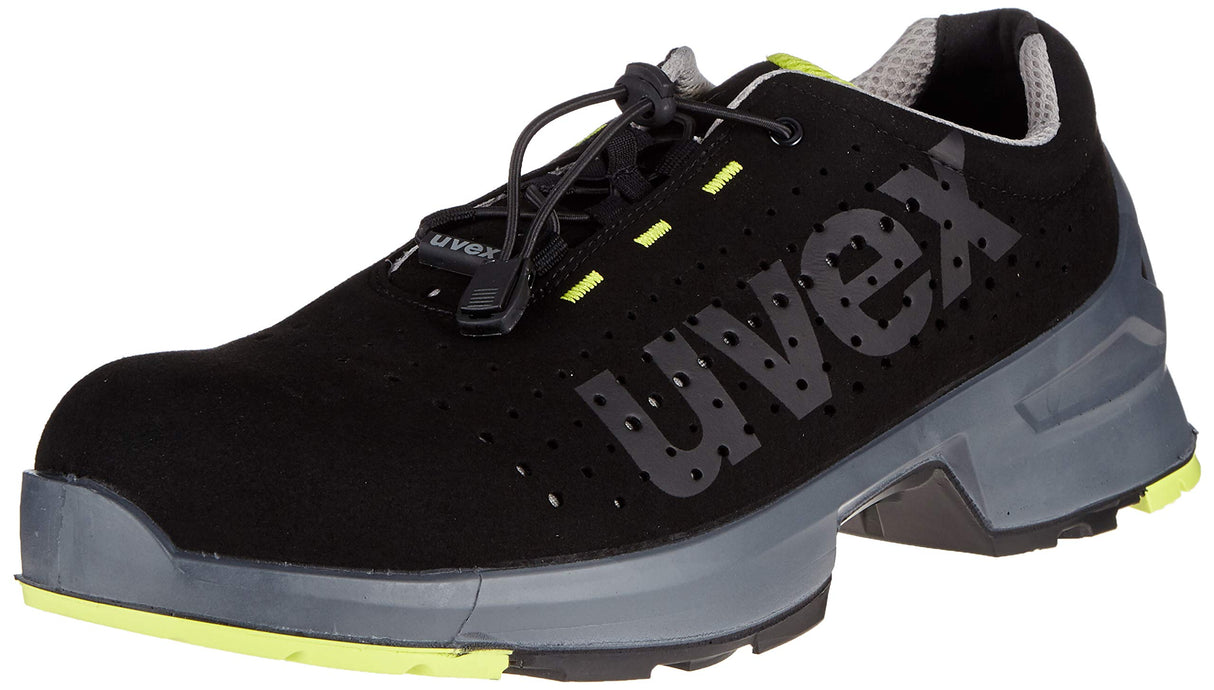 Uvex Zapatos de Trabajo 1 - Zapatos de Seguridad S1 SRC ESD - Cal-Negro, Talla:41