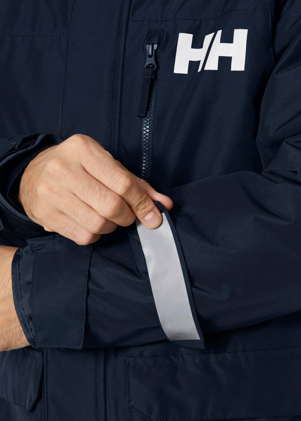 Mens Helly Hansen Rigging Coat, Azul marino, L