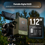 NEEWER Batería de Montaje en V PS099E, 6800 mAh, 99 WH, 14,5 V, Mini Bloqueo en V con Cable D, Pantalla OLED, Carga rápida de 65 W PD USB C, D Tap/BP/USB A/DC para cámara de Video, Monitor,