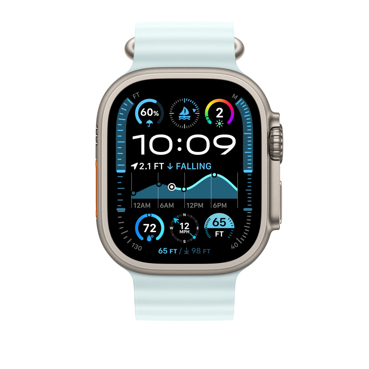 Apple Watch Band - Correa Ocean - 49 mm - Ice Blue - Talla única