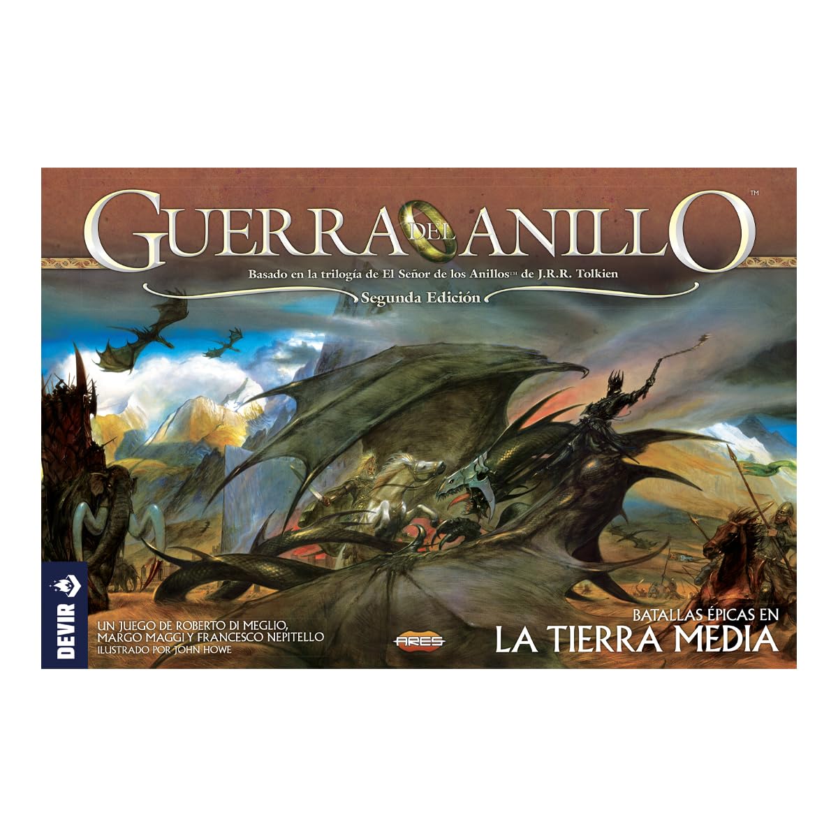 Devir - Guerra del Anillo, Guerreros de la Tierra Media, Juego de Mesa, Juego de Mesa de Estrategia, Juego de Mesa para Expertos (BGUERRA)