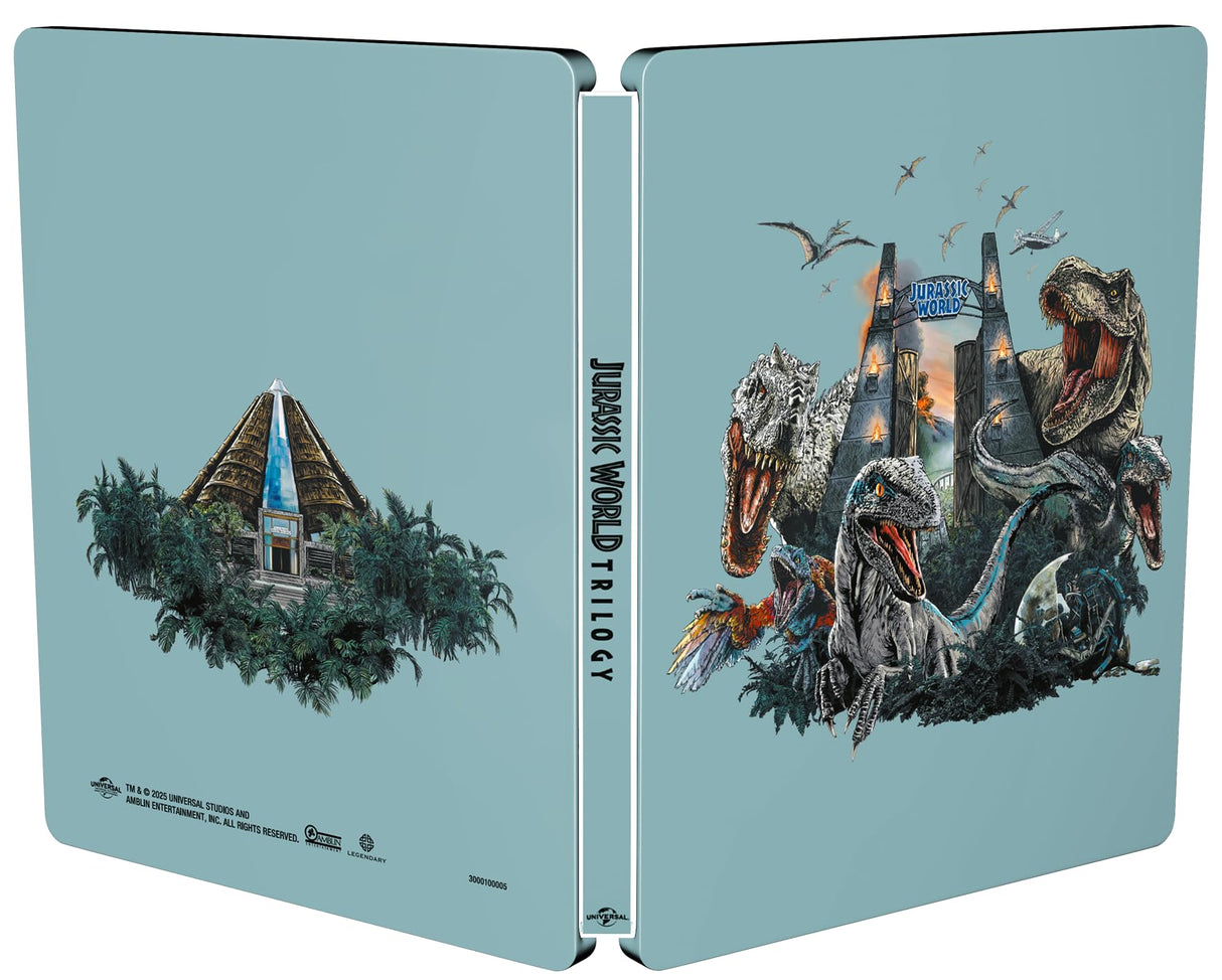 Jurassic World Trilogy [4k Ultra HD] (Ltd Ed Steelbook) [Blu-ray]