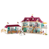 Schleich 42706 Casa de Campo Lakeside y establo, a Partir de 5 años, Horse Club - playset, 179 Piezas