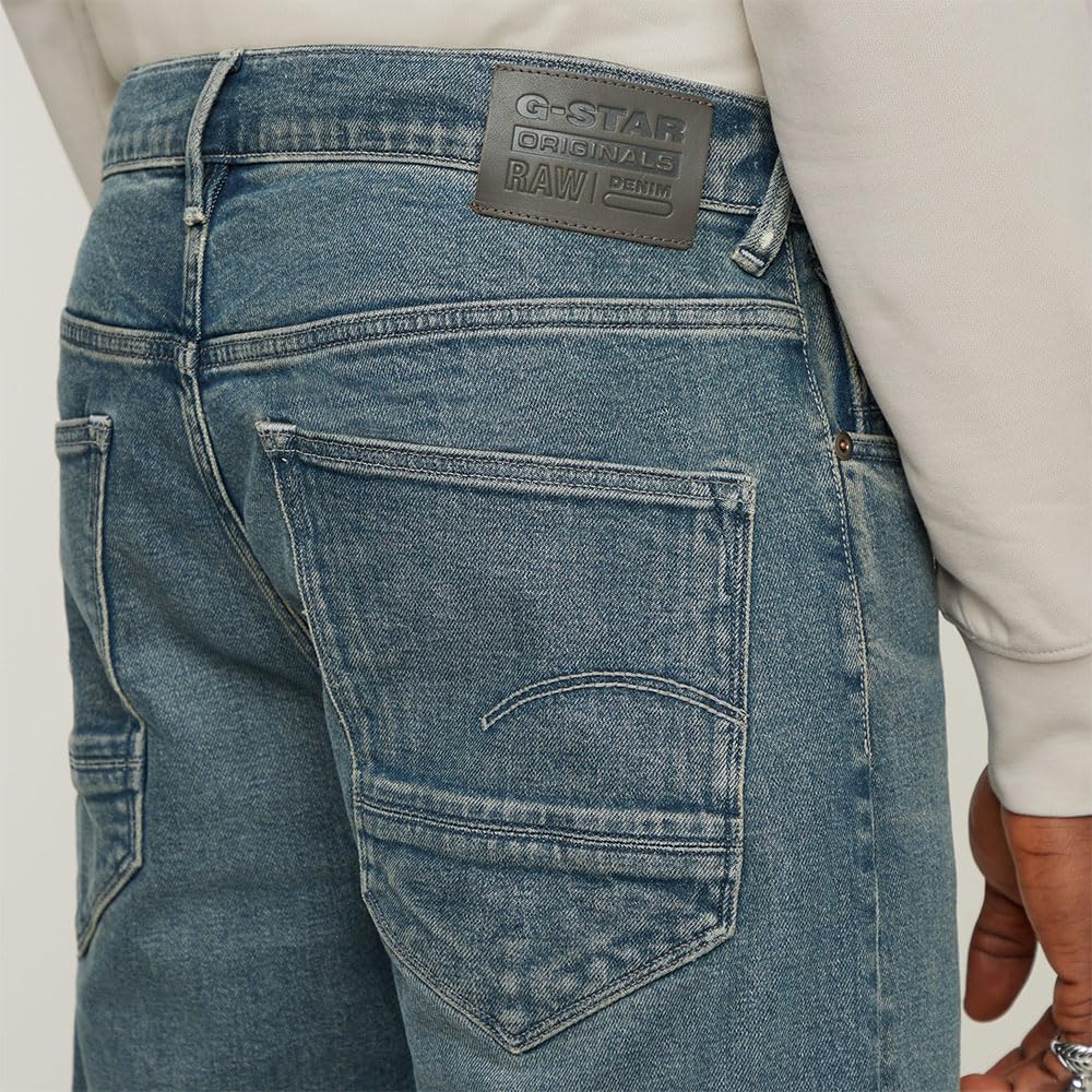 G-STAR Para Hombre Jeans Morry FWD Regular Tapered, Azul (Worn in Glace D26141-D775-H139), 38W / 34L