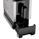 Caso Café Crema Touch - Cafetera automática, incluye manguera y depósito de leche, mecanismo de cono regulable sin niveles, listo para arrancar, todas las especialidades de café al tacto, color negro