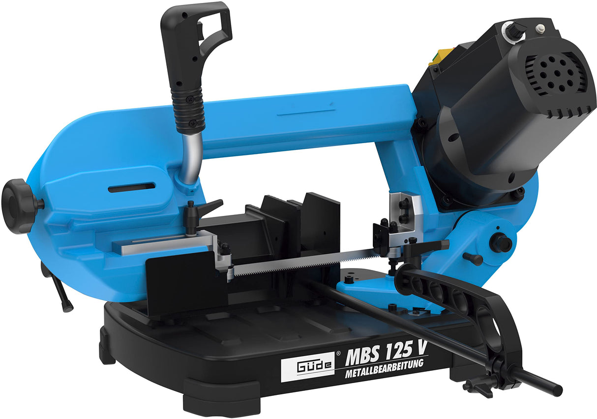 Güde MBS Sierra de cinta de metal 125 V – Potencia Motor 400 W