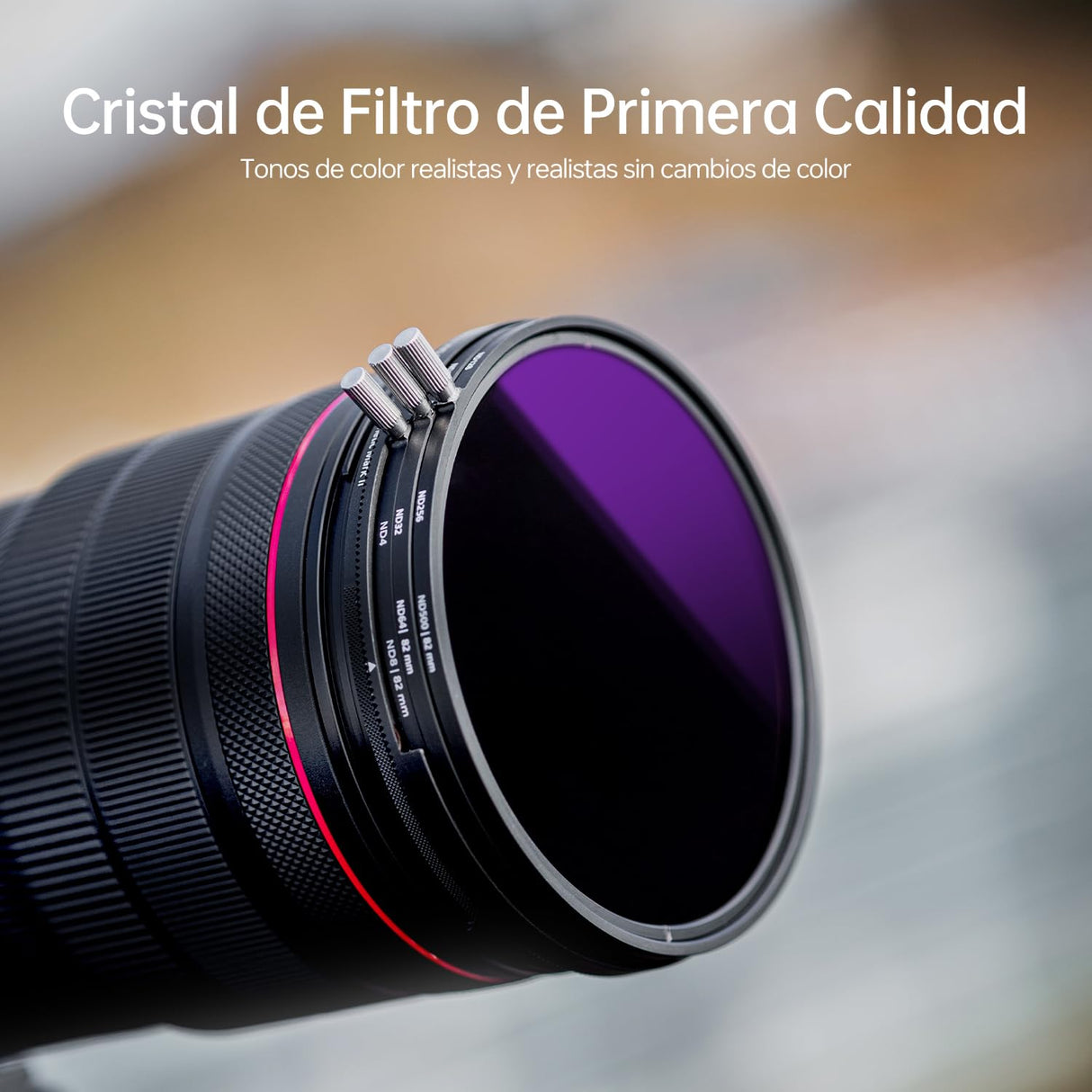 Rollei F:X Pro Magnetic Mark II VND Set 82mm, Juego Filtros ND con 3 Filtros Magnéticos Variables ND2-ND500 (1-9 Stops) para Objetivos de 82mm Filtros ND Fotográficos con Tapas y Anillo Base Magnético