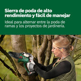 Bosch Mini Motosierra a Batería EasyChain 18V-15-7 (Para cortar madera; sistema de 18 voltios; velocidad de la cadena: 6,95 m/s; con batería de 2,5 Ah y cargador)