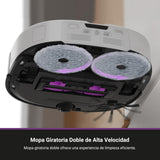 Eureka J15 Ultra Robot Aspirador,19,000Pa, con Mopa,75℃ de Agua Caliente, Cepillo Lateral Extensible, Mapeo Impulsado por Inteligencia Artificial,robot aspirador y fregasuelos autovaciado