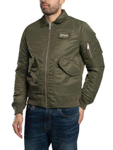 Schott NYC 210100RS, Chaqueta para Hombre, Kaki Del Ejército, M