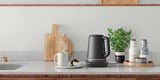 Electrolux 910 003 582 E7K16BP Hervidores, Acero inoxidable, 1.7 liters, Negro, Cobre