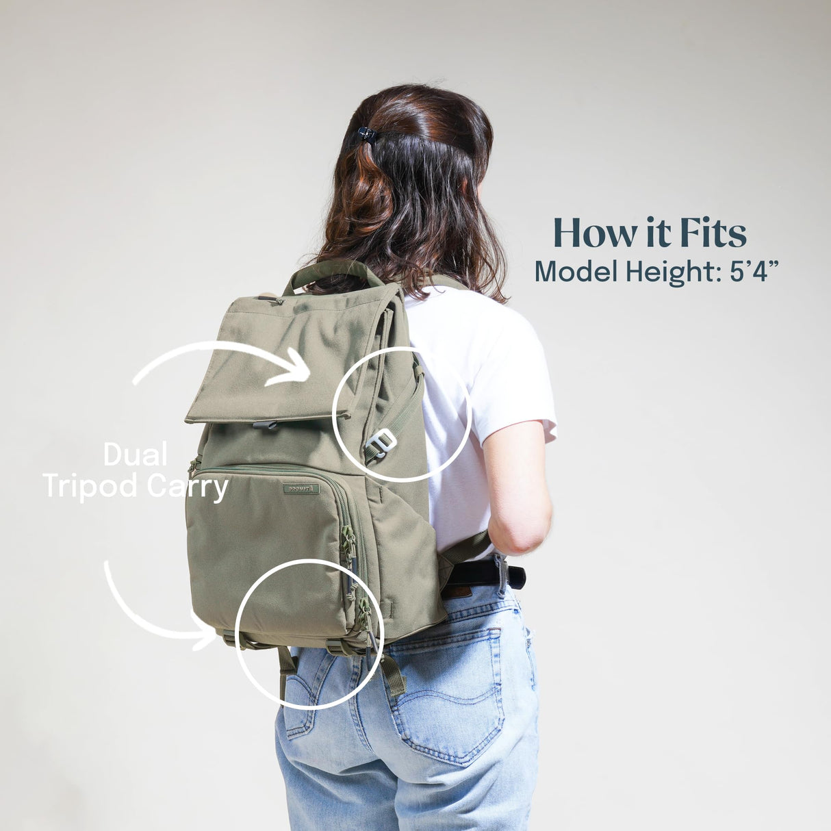BREVITE The Runner Mochila, Verde, 18L US Unisex Adulto