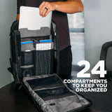 Gomatic Backpack 20-24 L | Mochila para Diario | Mochila de Viaje | Mochila para Portátil | Bolsa de Gimnasio | Equipaje de Mano | Material muy Resistente y Fuerte | Impermeable