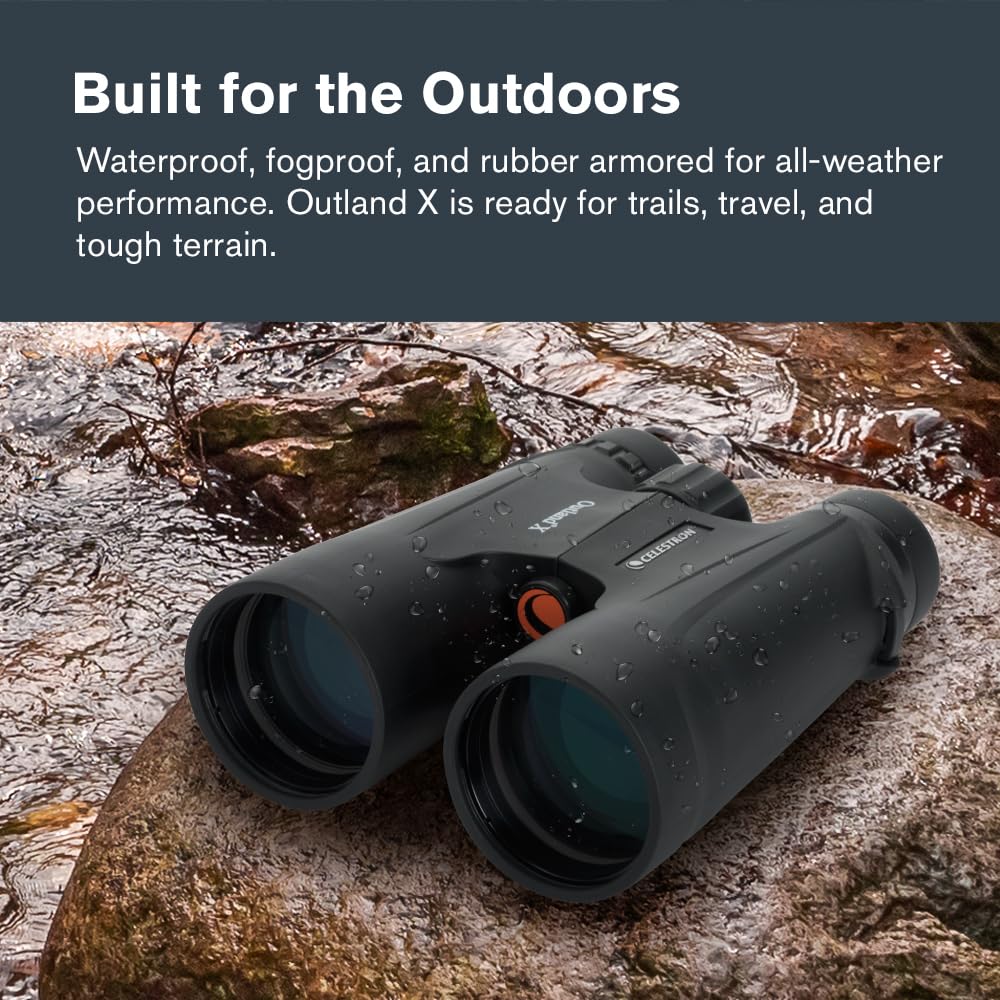 Celestron 71348 10 x 50 Outland X: prismáticos, negro